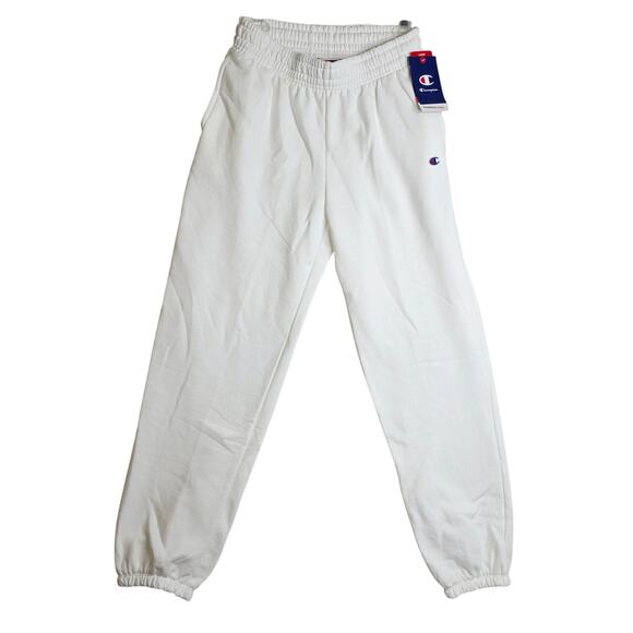 Champion SzSm NWT AuthenticWear White Jogger Comfy Pants. Baggy. Hip-hopGangster - Picture 1 of 14